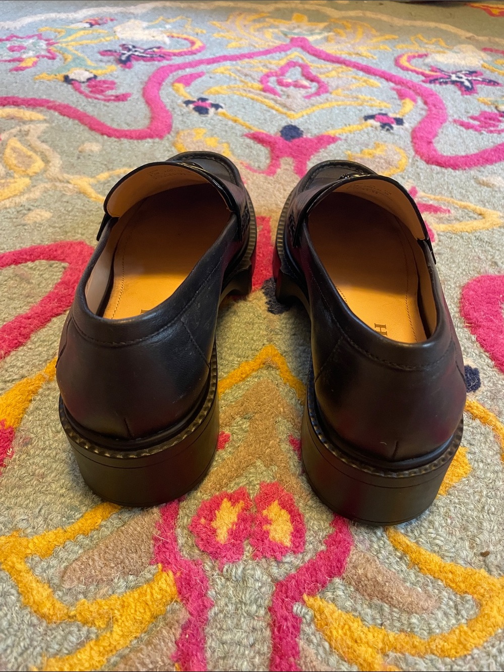 COACH Women's Leah Platform Loafers - Picture 8 of 12